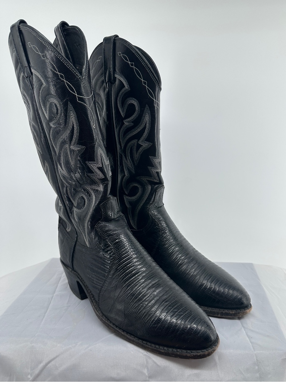 Dan Post 350 R black lizard boots
